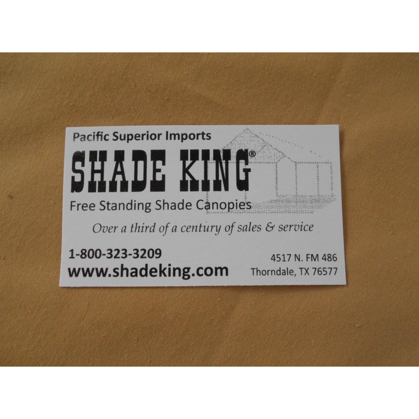 Shade King ® shade canopies PACIFIC SUPERIOR IMPORTS Logo