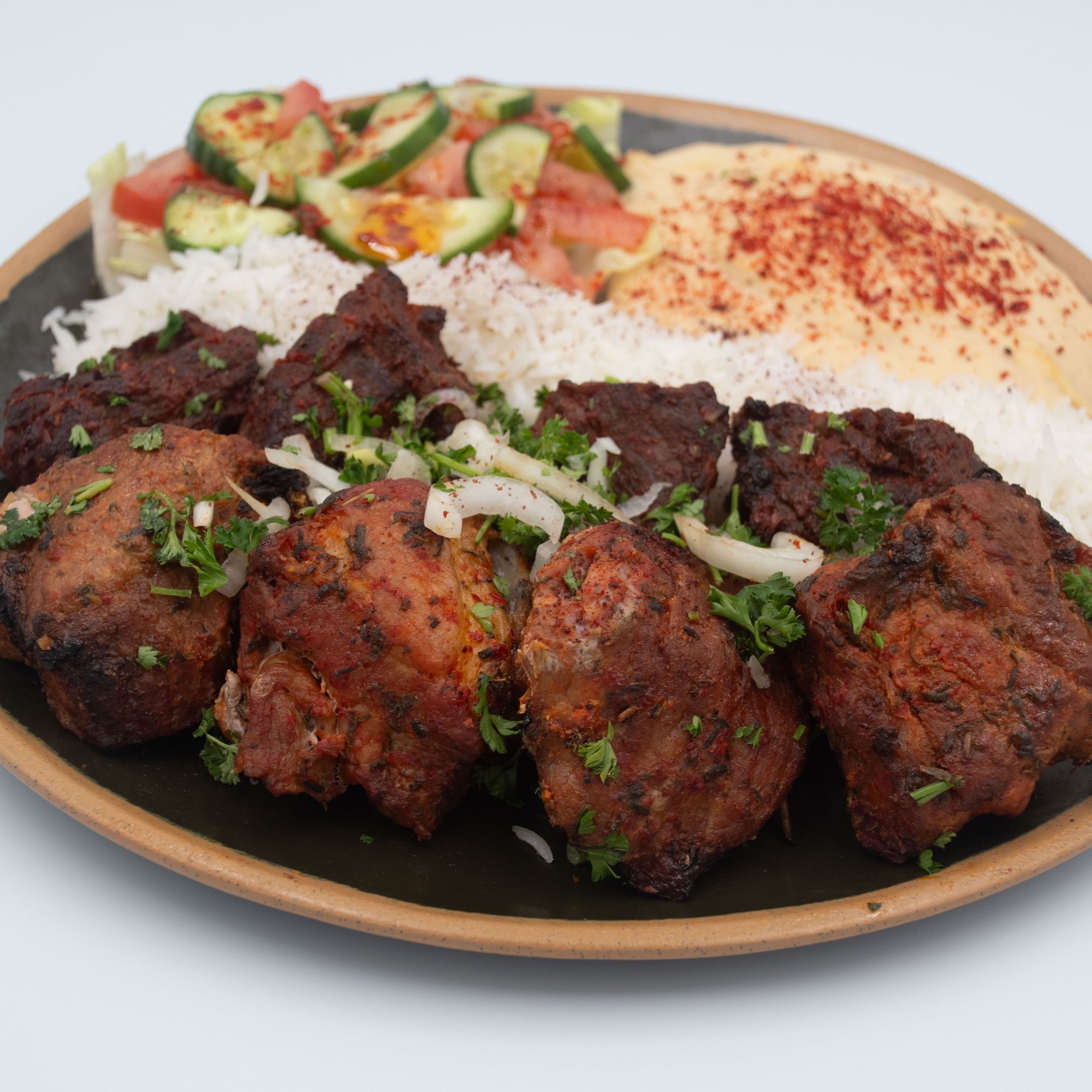 #22 Beef Shish & Pork Shish Combo