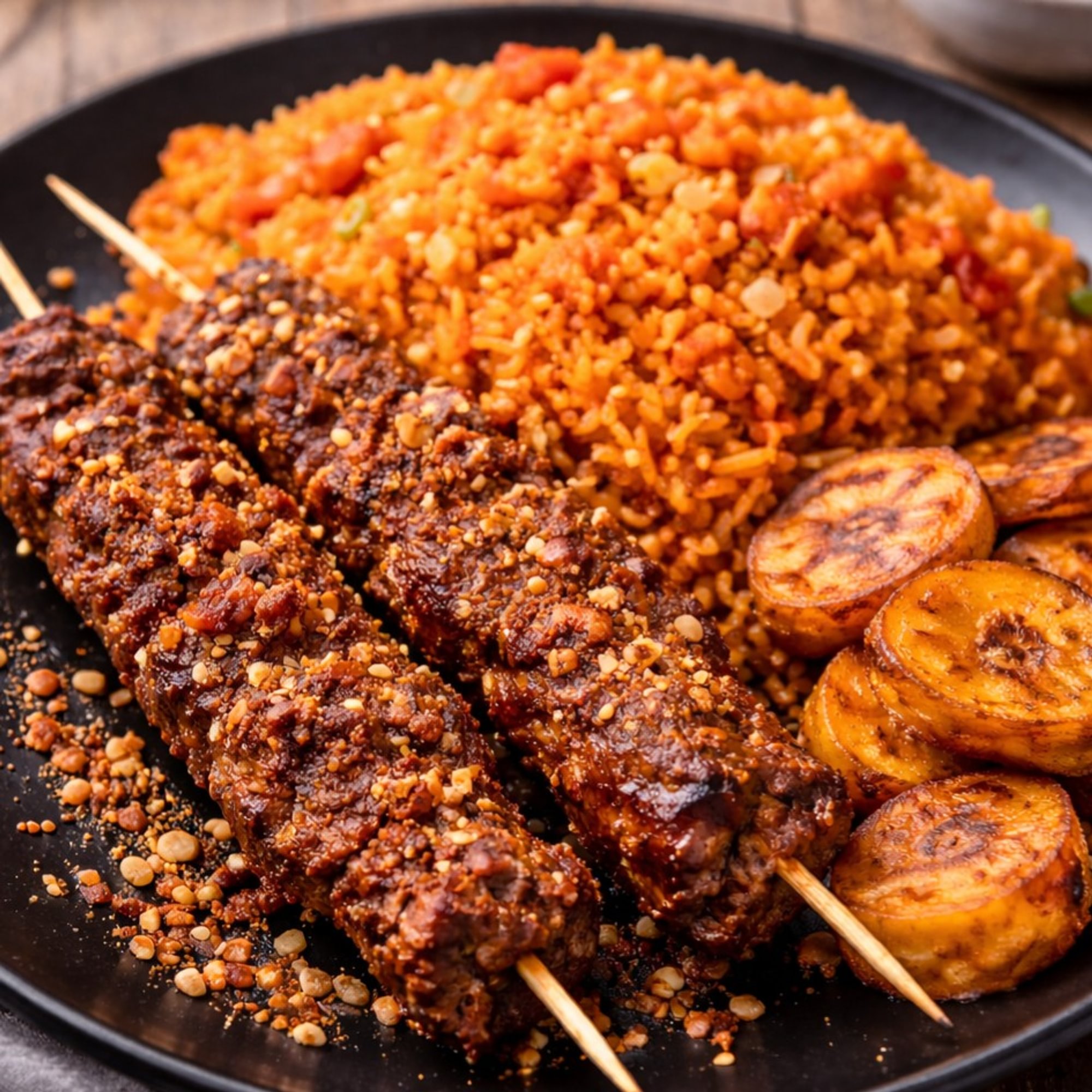 Beef Suya Platter