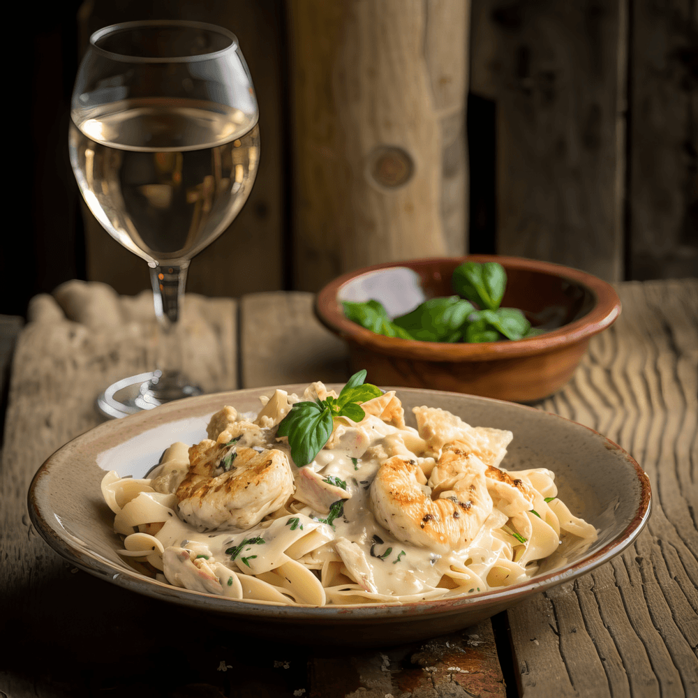 Shrimp Alfredo Pasta