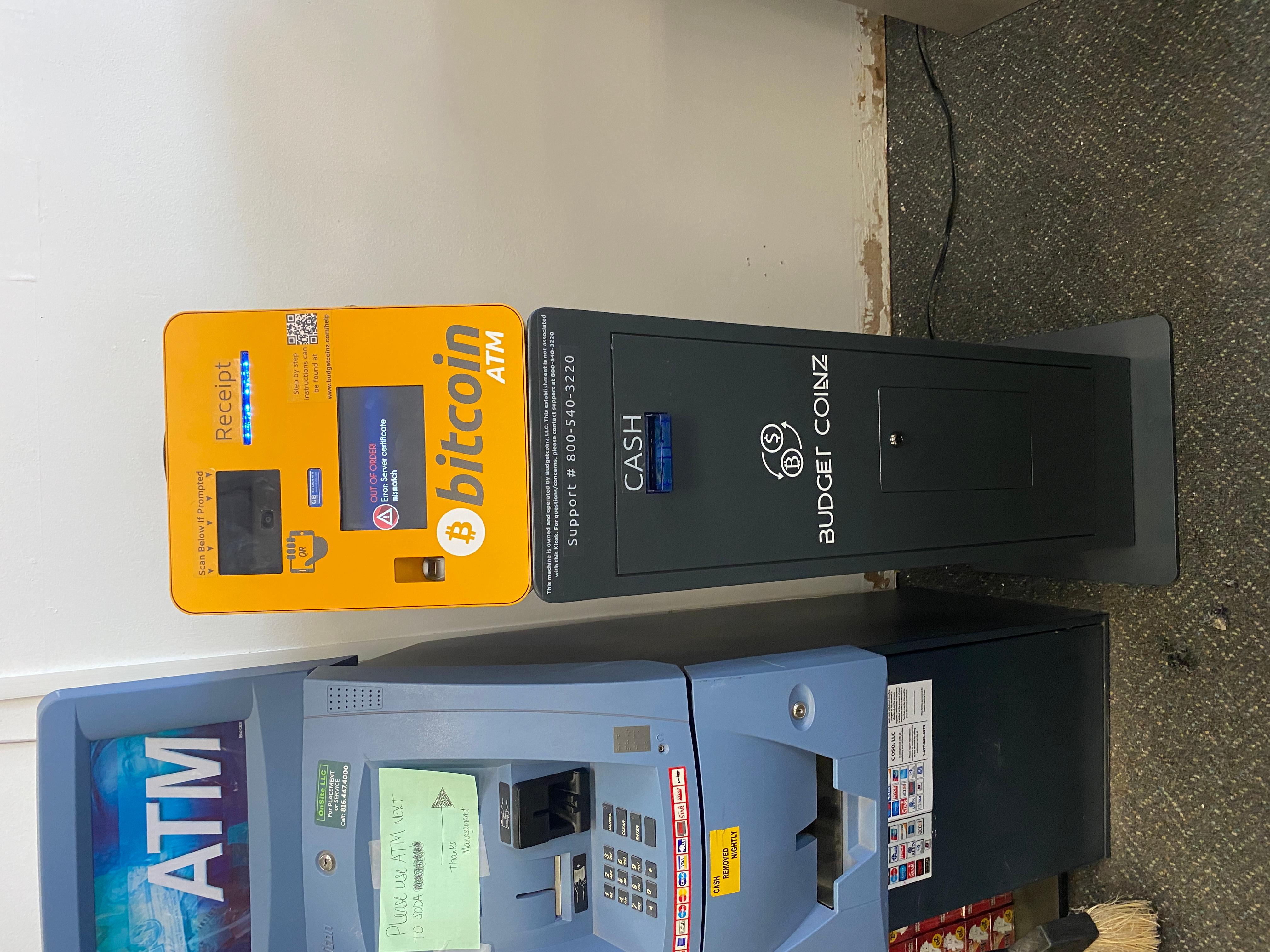 BudgetCoinz Bitcoin ATM Image