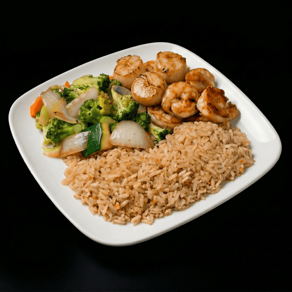 26. Shrimp and Scallop Hibachi Combo