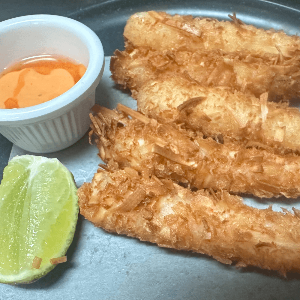 Coconut Torpedo Shrimp