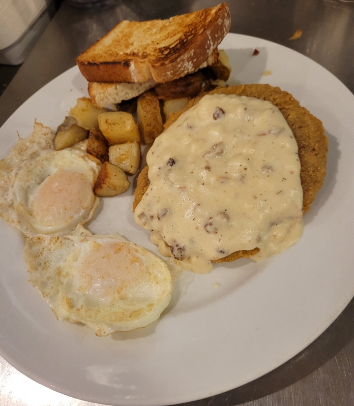 Country Fried Steak & Eggs