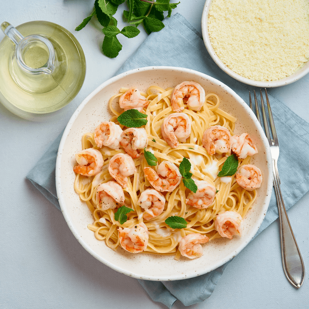 Shrimp pasta