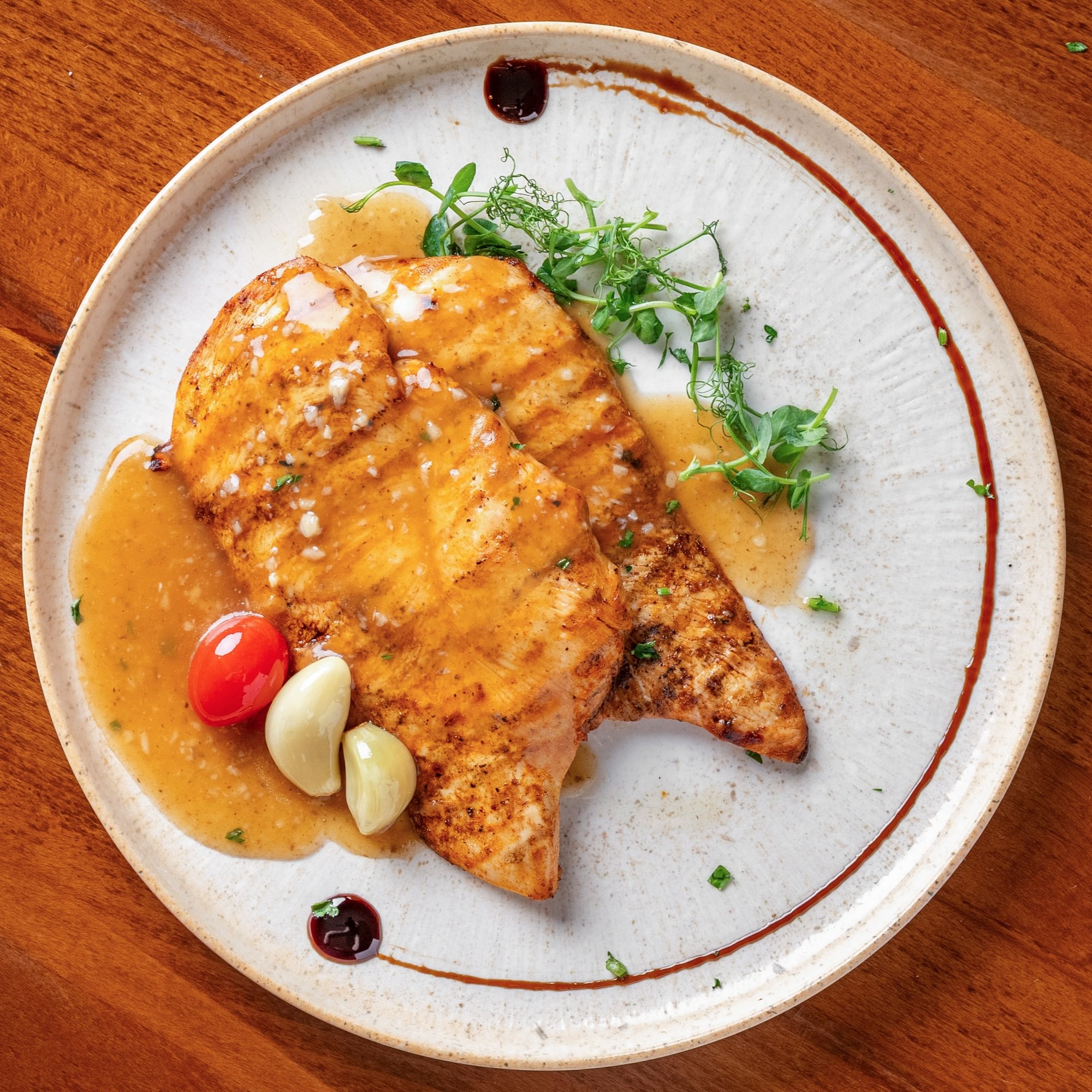 Chicken Breast Garlic Sauce