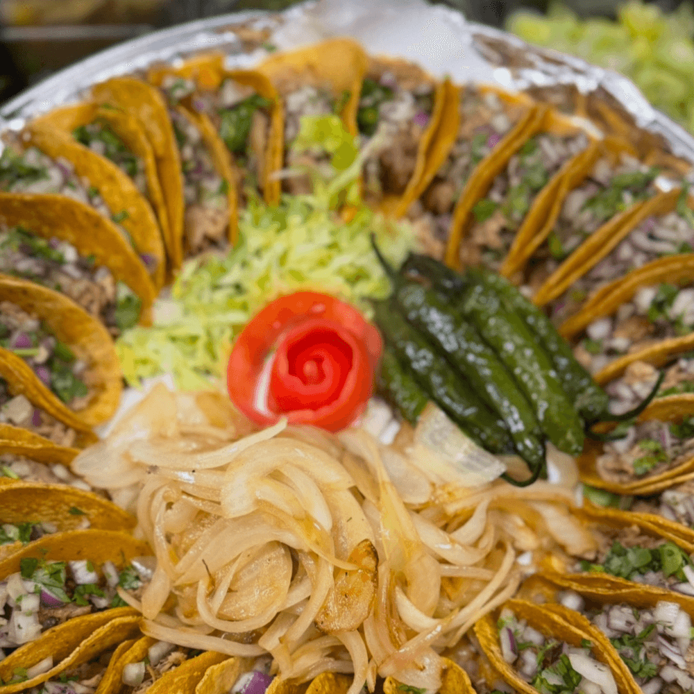 Party platter: 20 street tacos