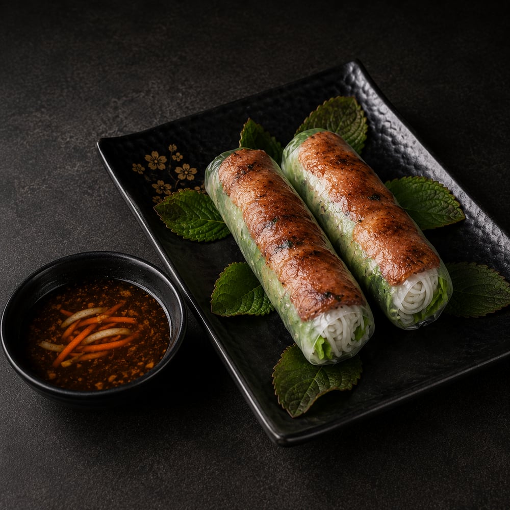 [7A] Grilled Pork Spring Rolls