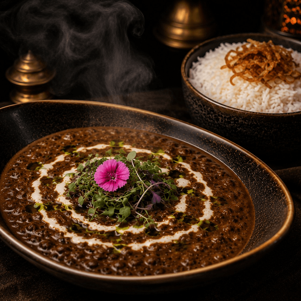 Smoked Black Lentils