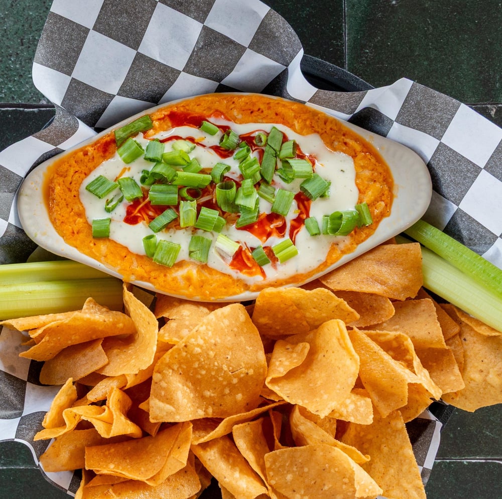 Smoked Buffalo Chicken Dip