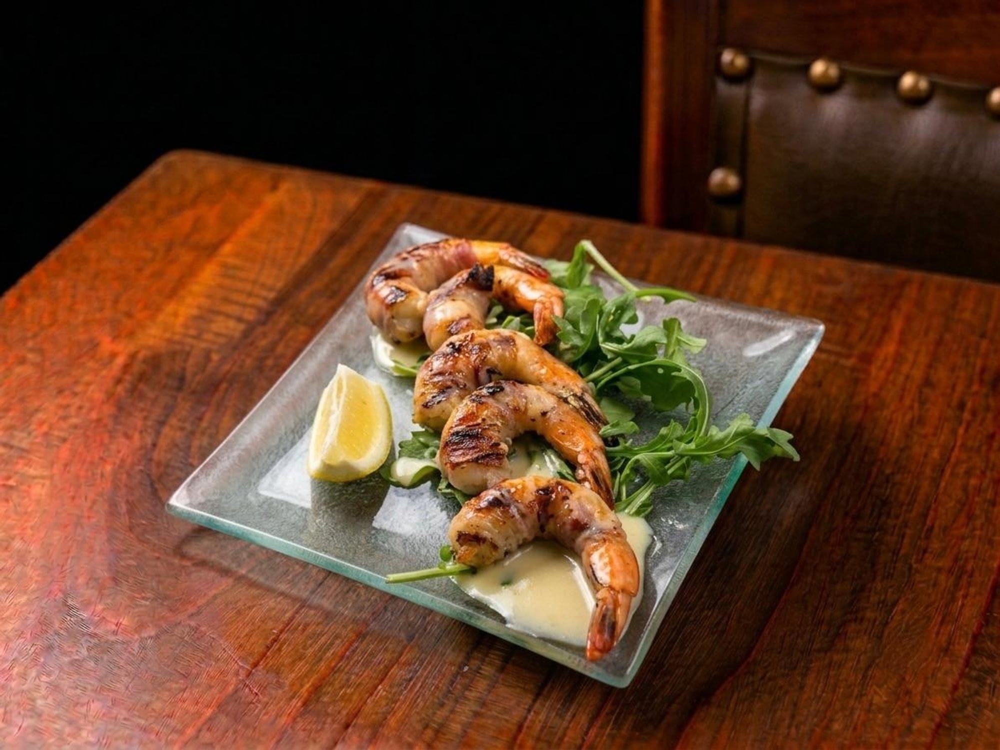 Pancetta Wrapped Prawns