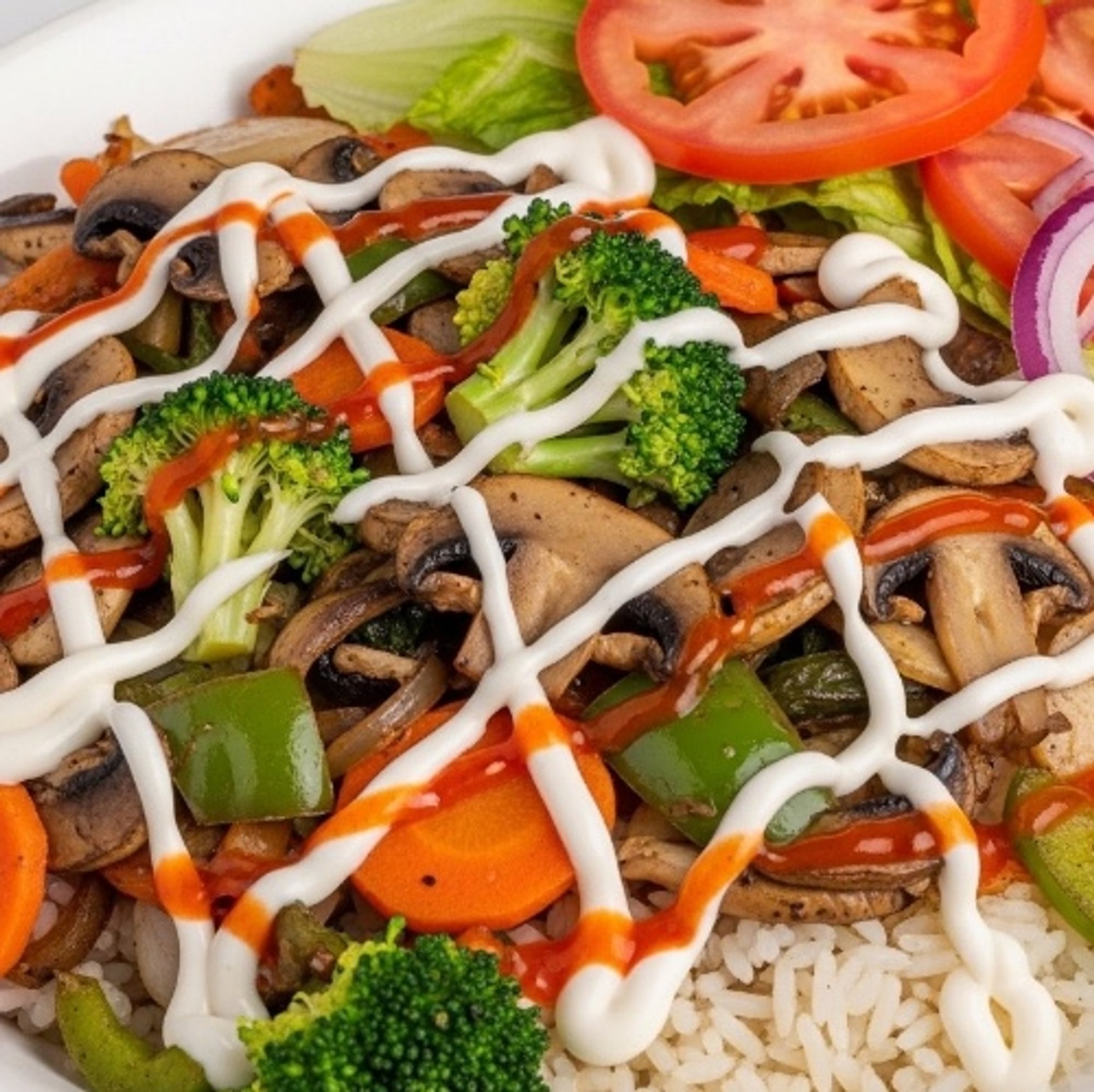 Mixed Vegetable Rice Bowl