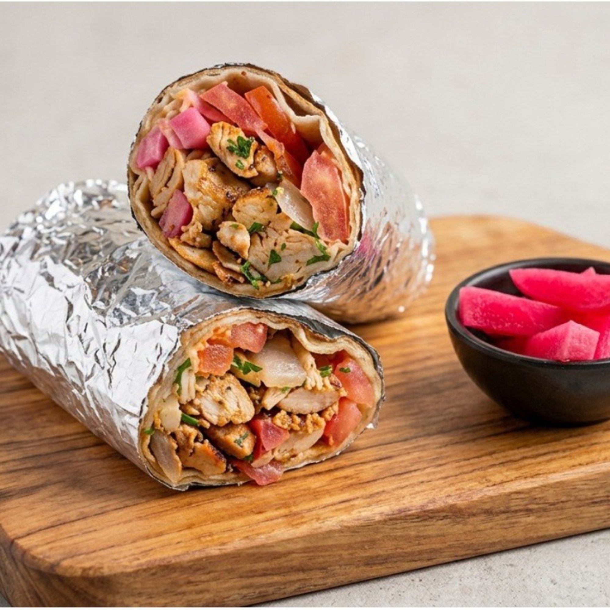 Garlic Chicken Wrap