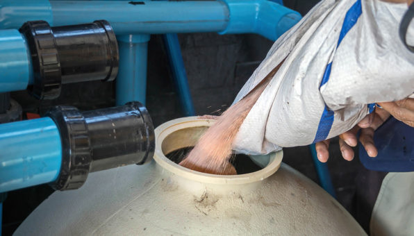 Pool Sand Change