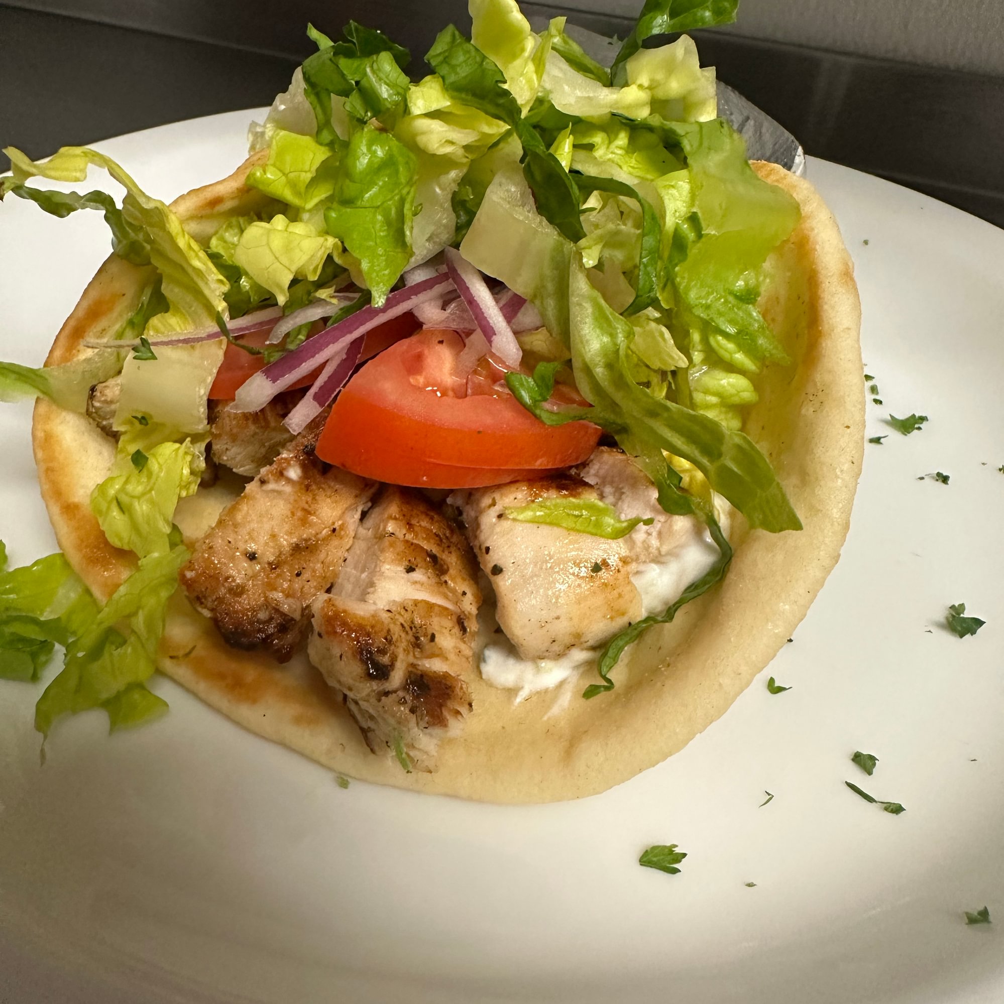Grilled Chicken Pita
