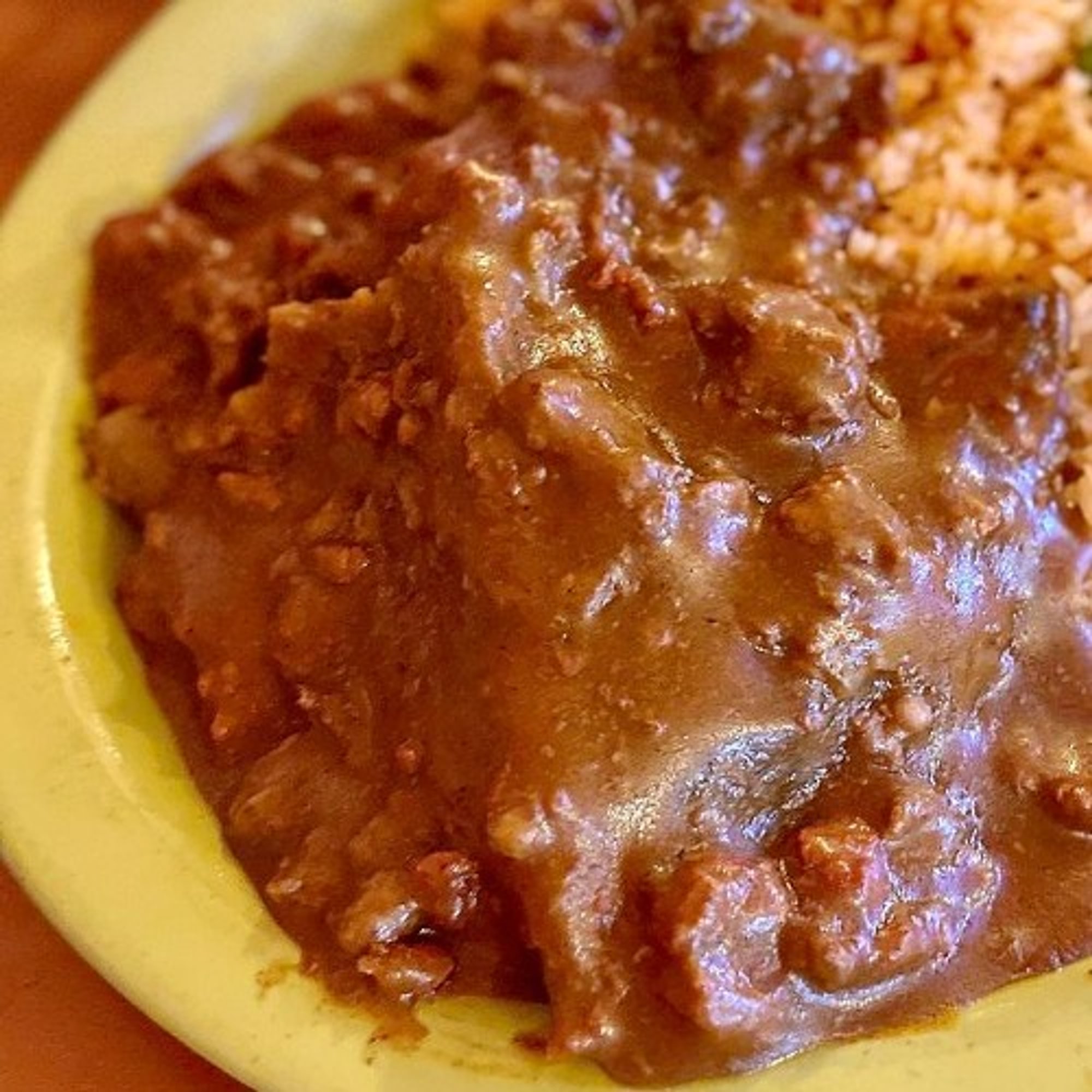 Tamale with Red Chile Con Carne