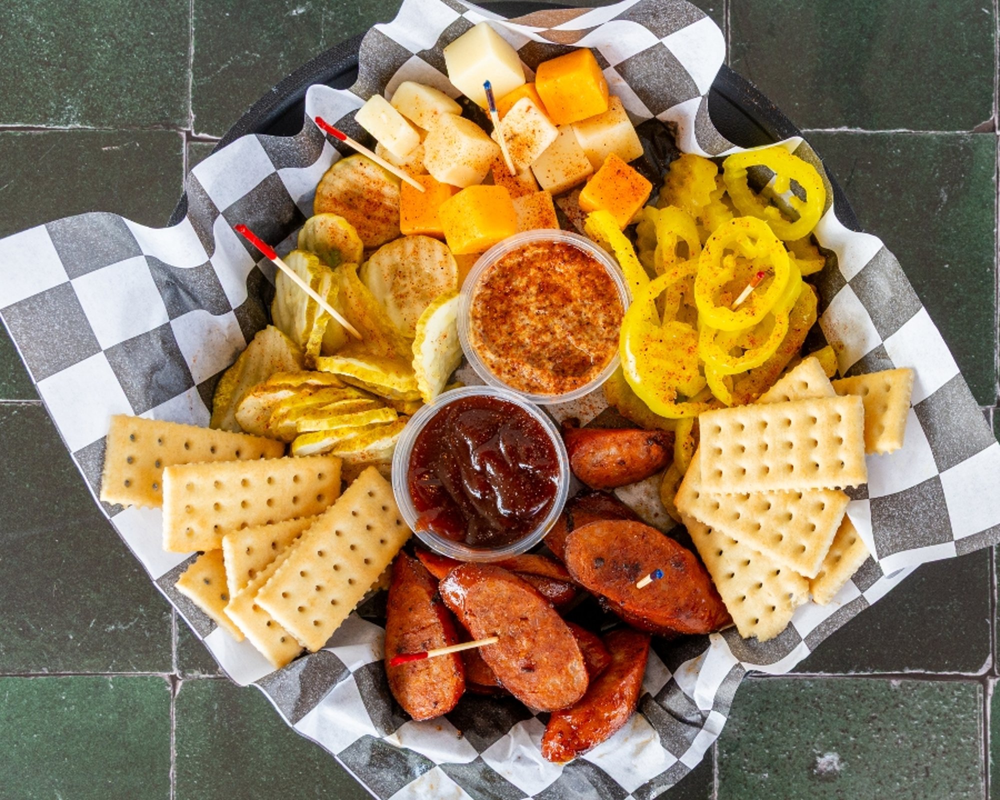 Cheese and Sausage Platter