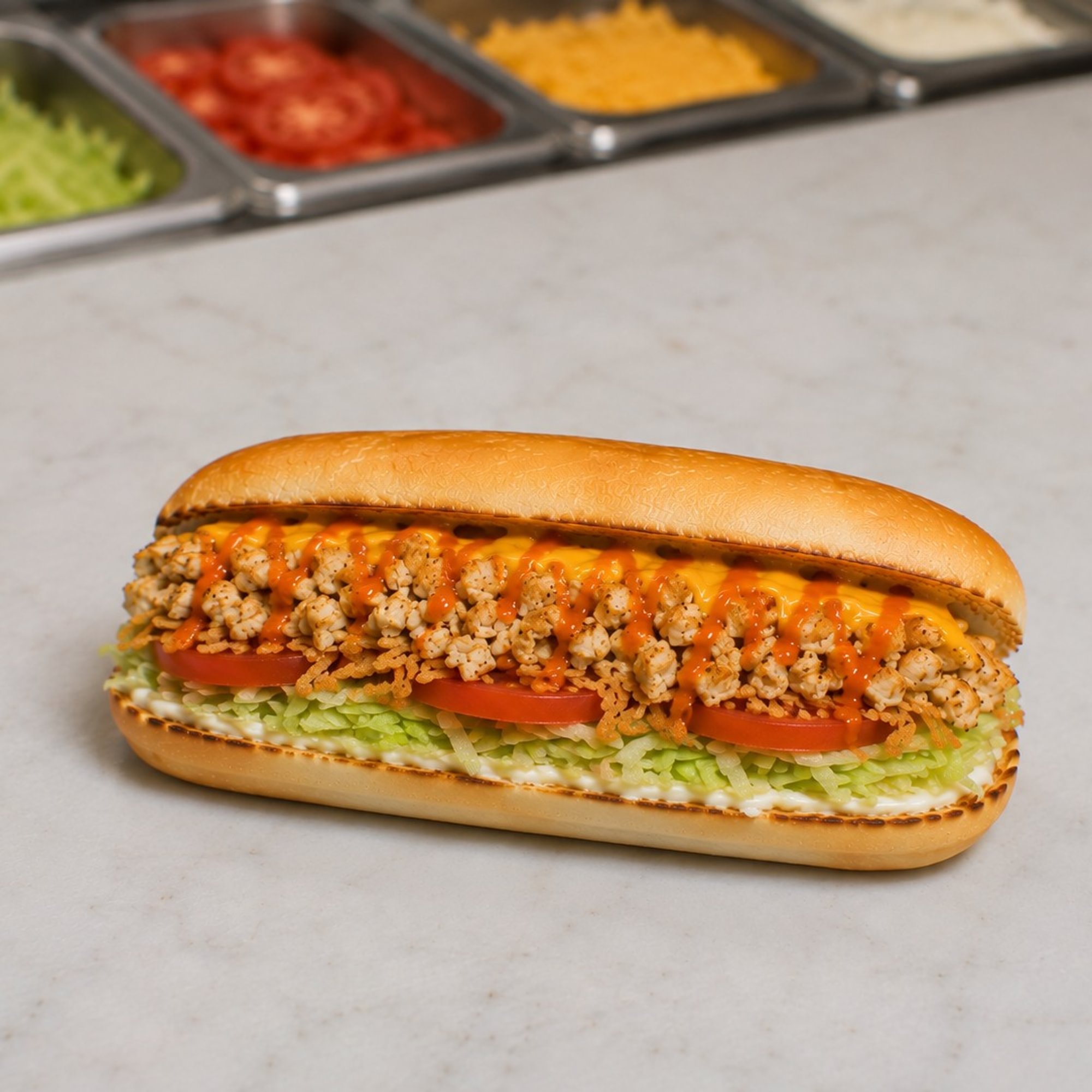 Buffalo Grilled Chicken Submarine