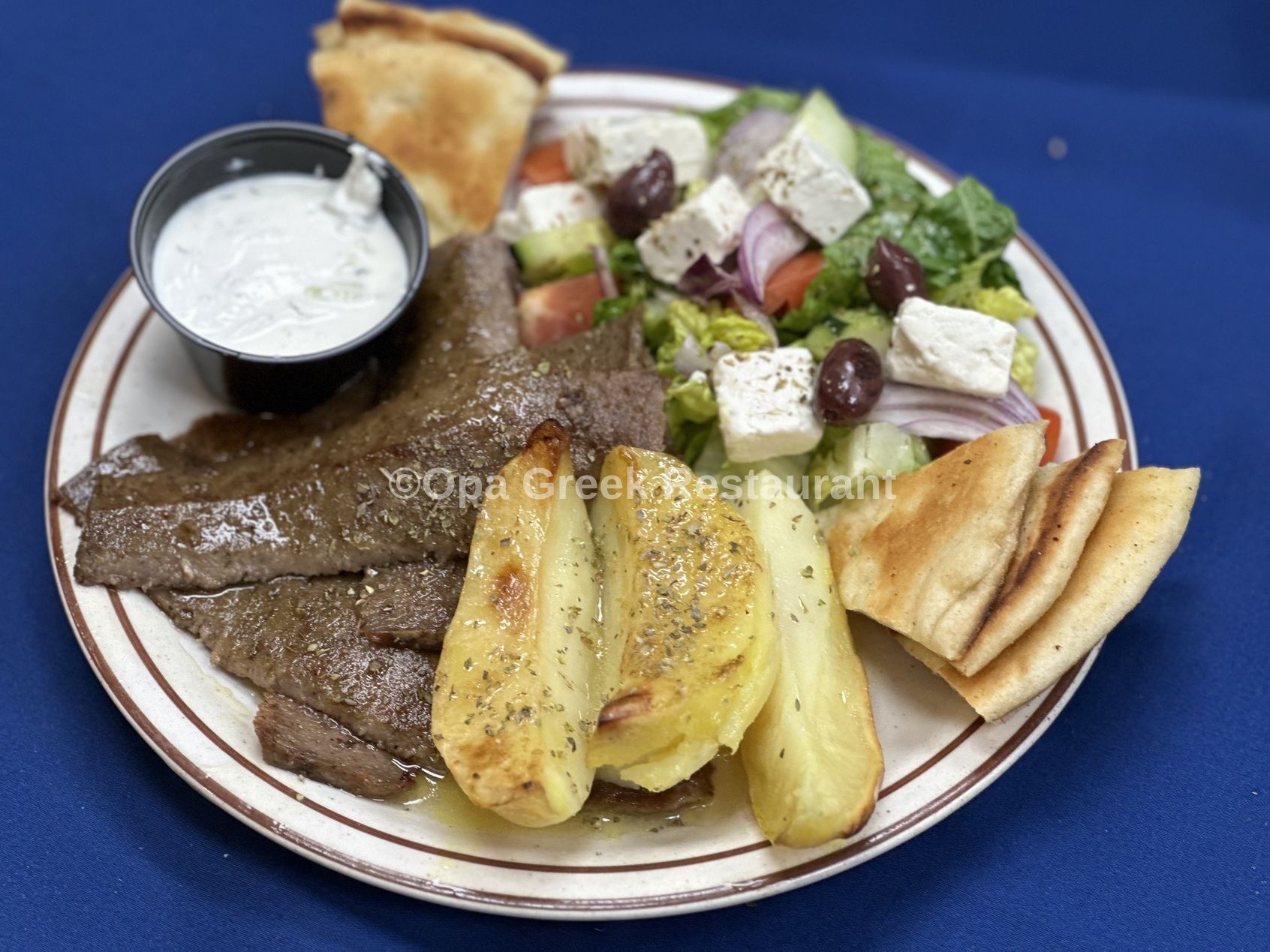 Beef & Lamb Gyro Platter