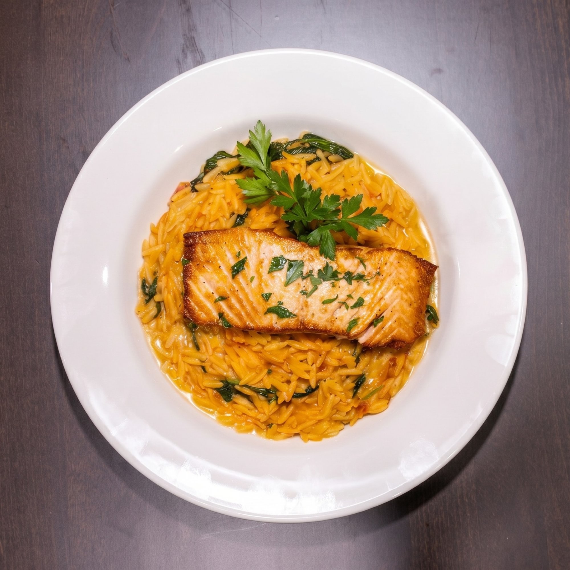 Orzo Salmon