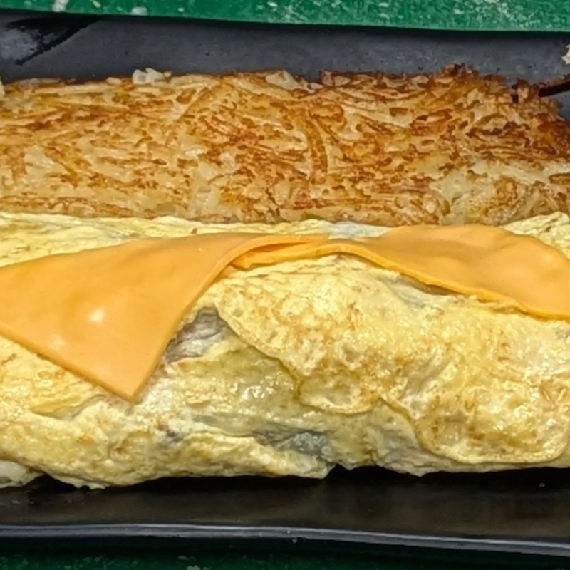 Bacon & Cheese Omelette