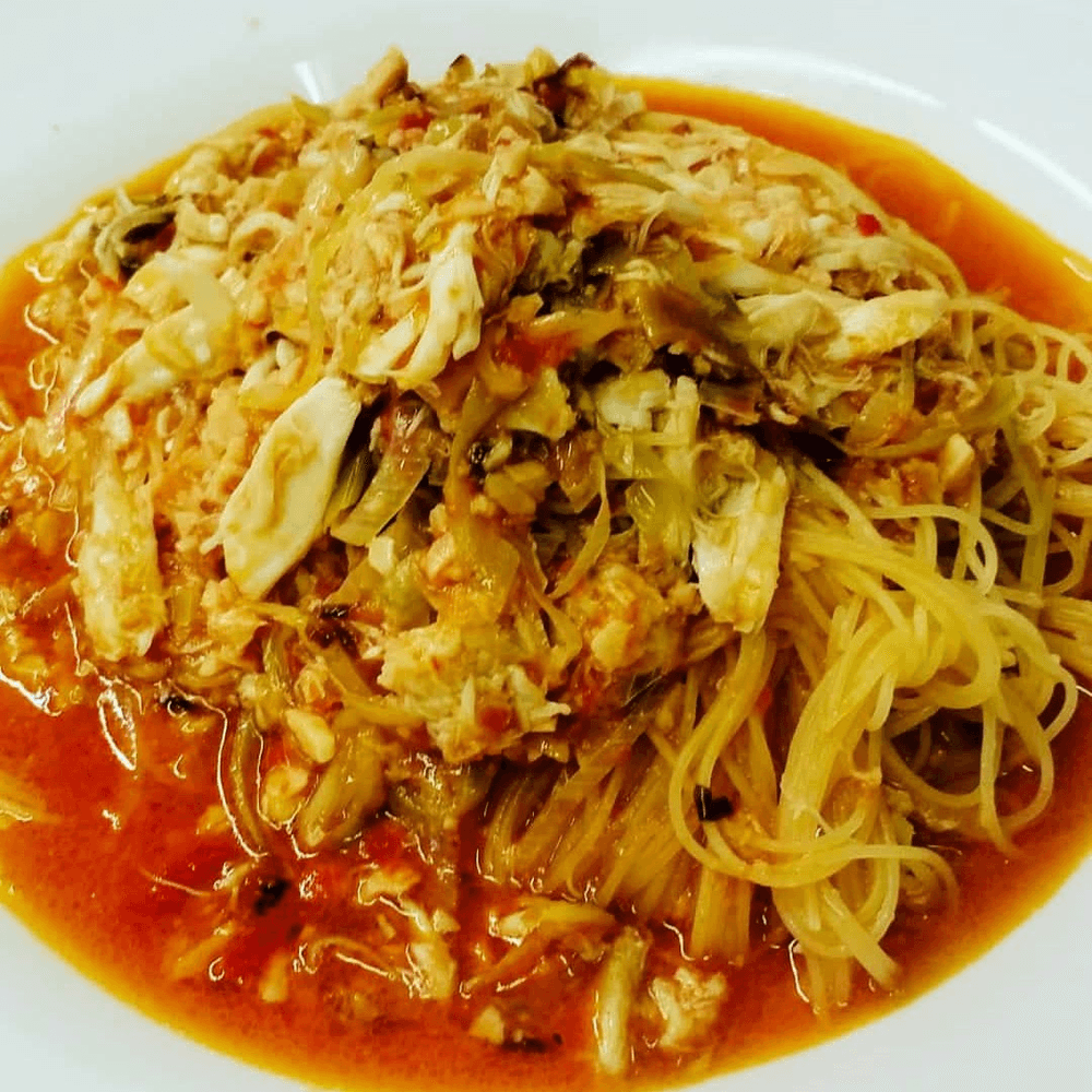 Angel Hair Pasta with Crabmeat