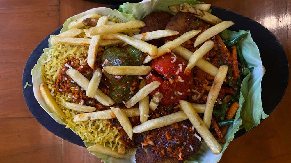 Assorted Vegetable Barbeque Sizzler