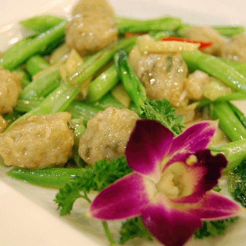 Rock Cod Fillet with Chinese Broccoli