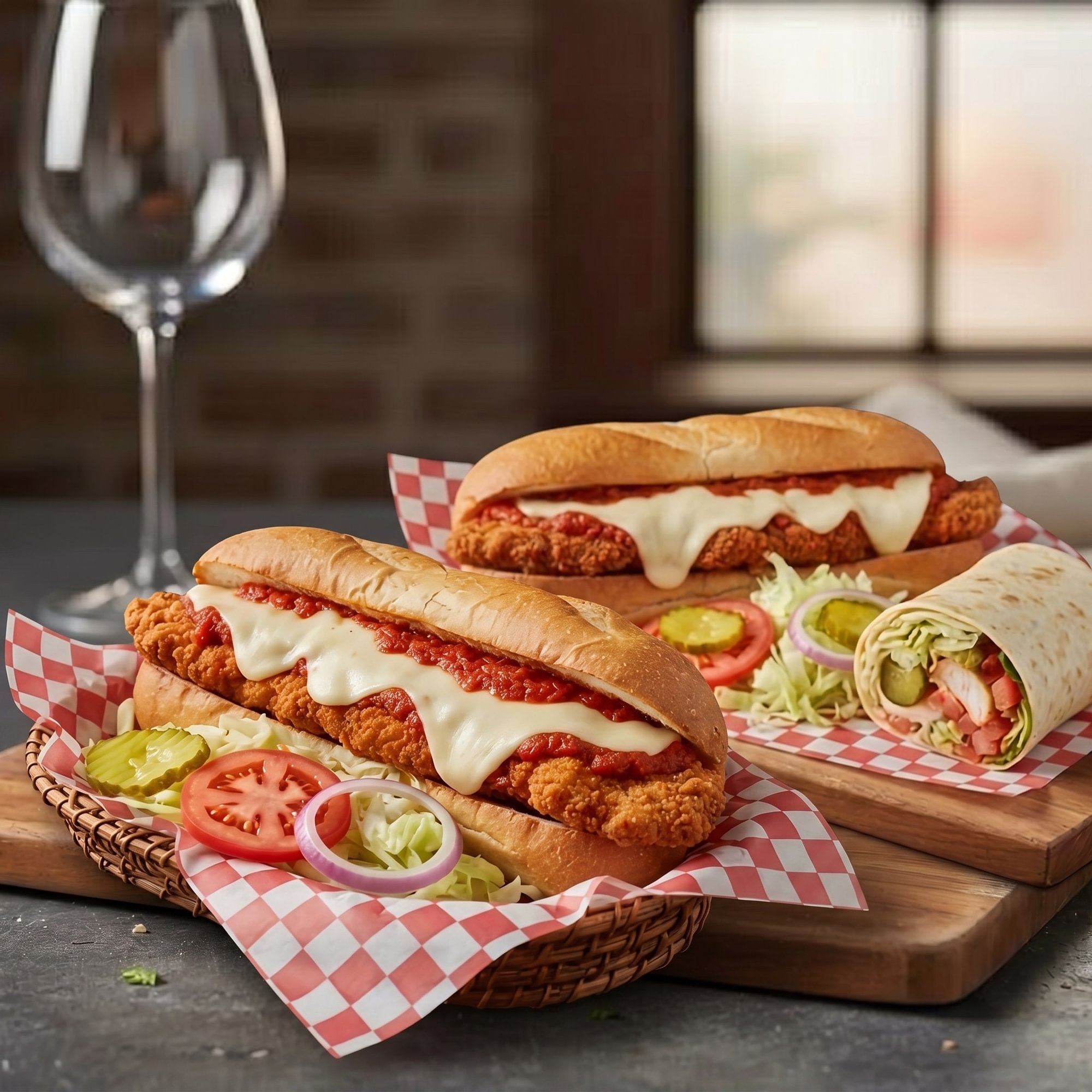 Chicken Parmigiana Sub