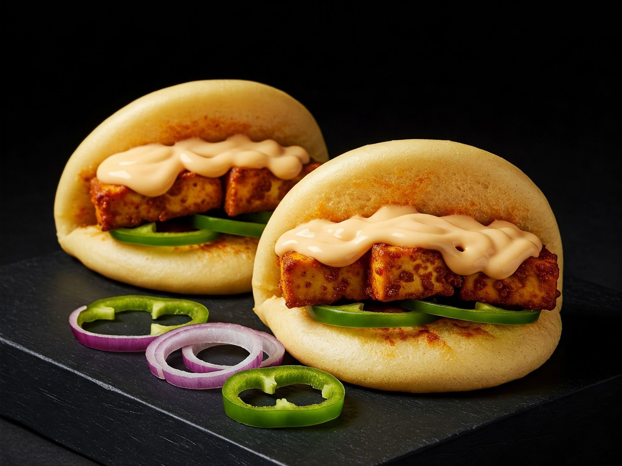 Paneer Bao Bun Duo