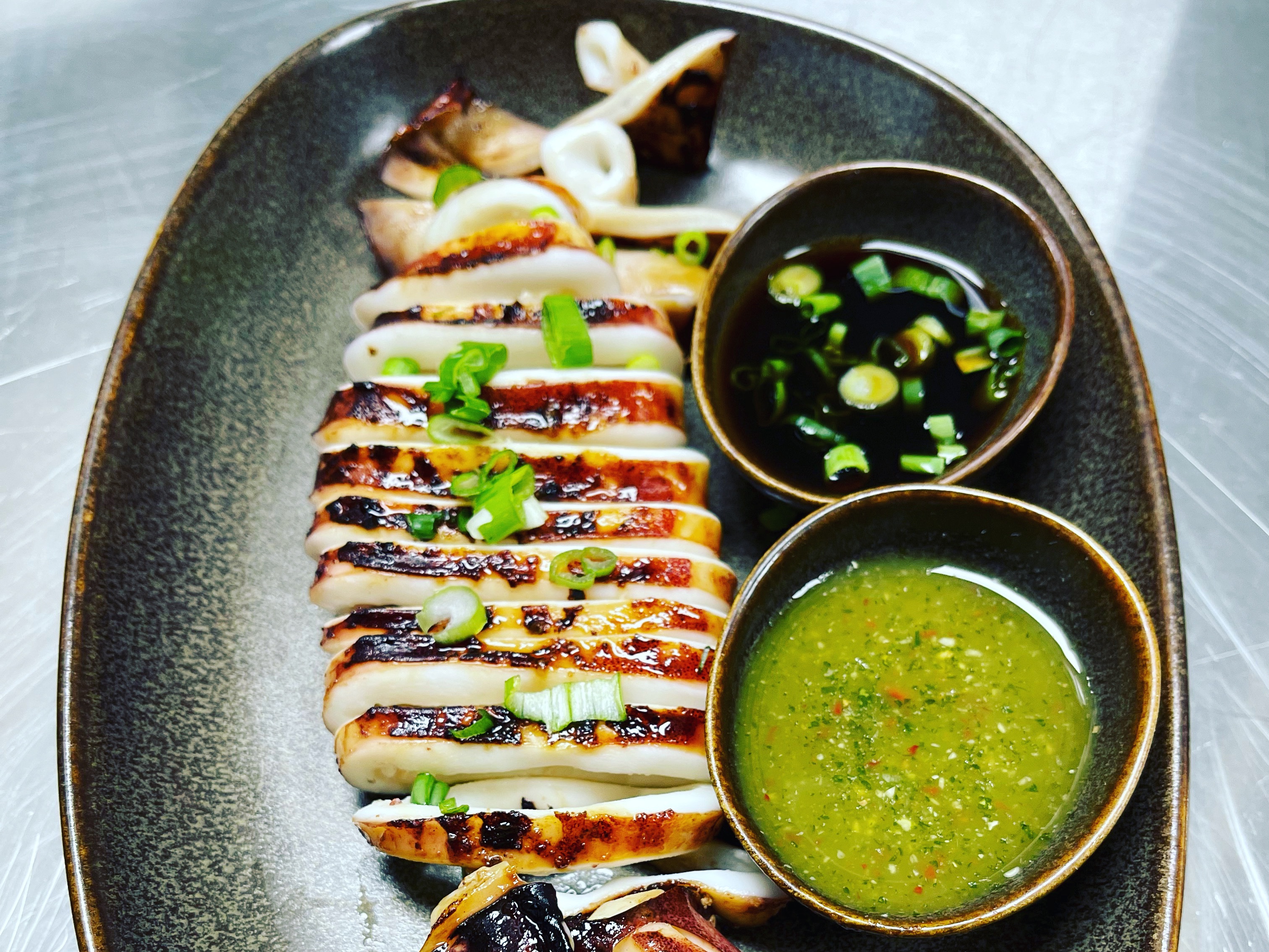 Grilled Whole Squid