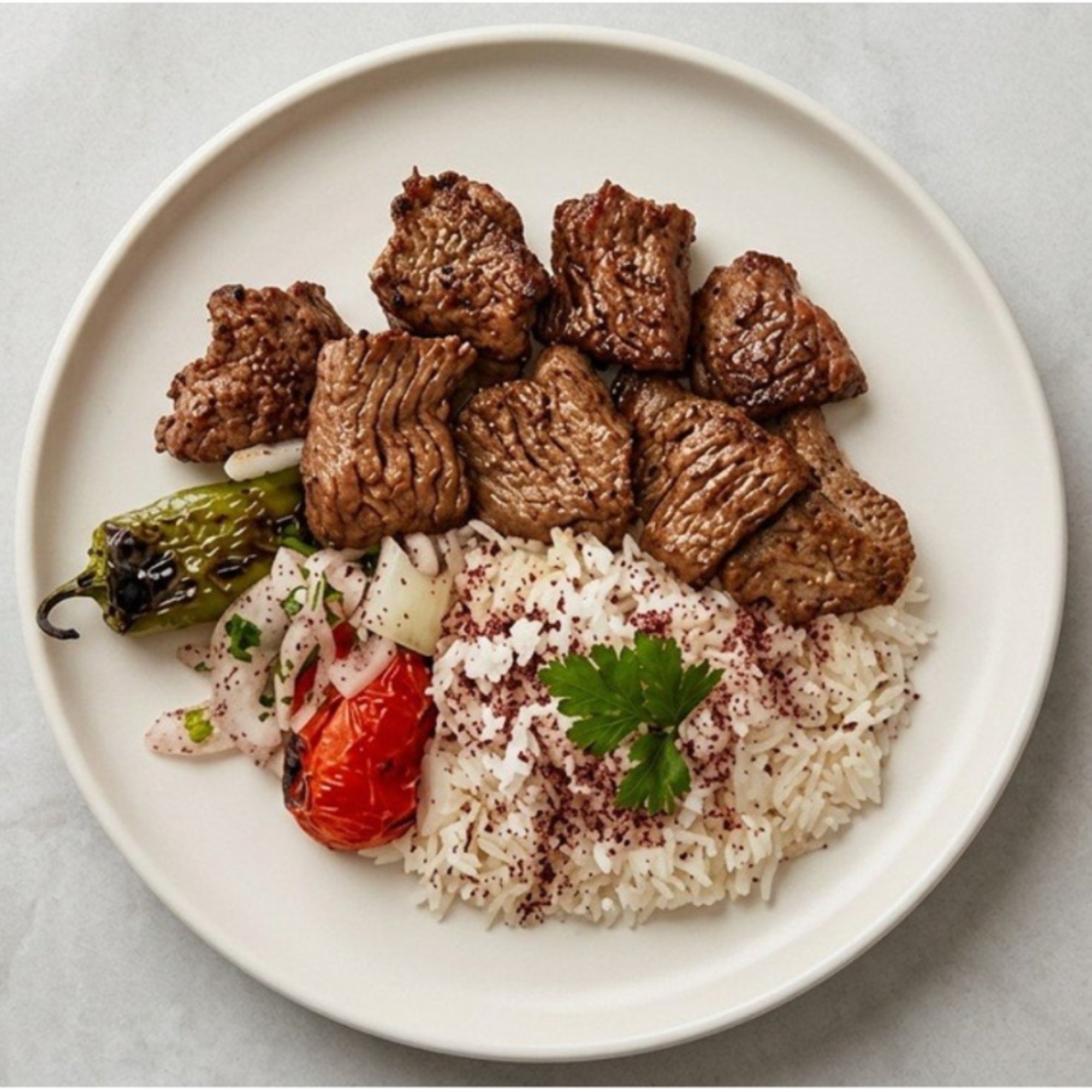 Steak Kebab & Lamb Kebab