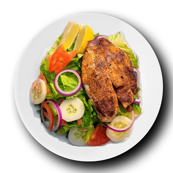 Grilled Tilapia Filet Salad