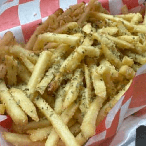 - String Fries (GARLIC PARMESAN)