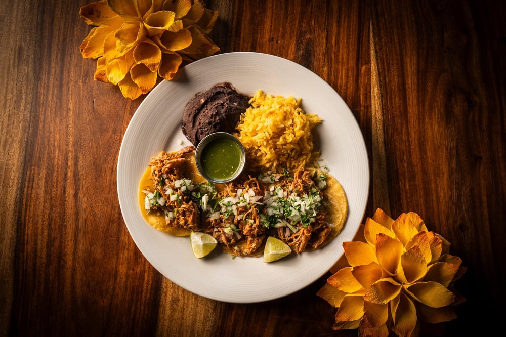 3 Pork Carnitas Tacos