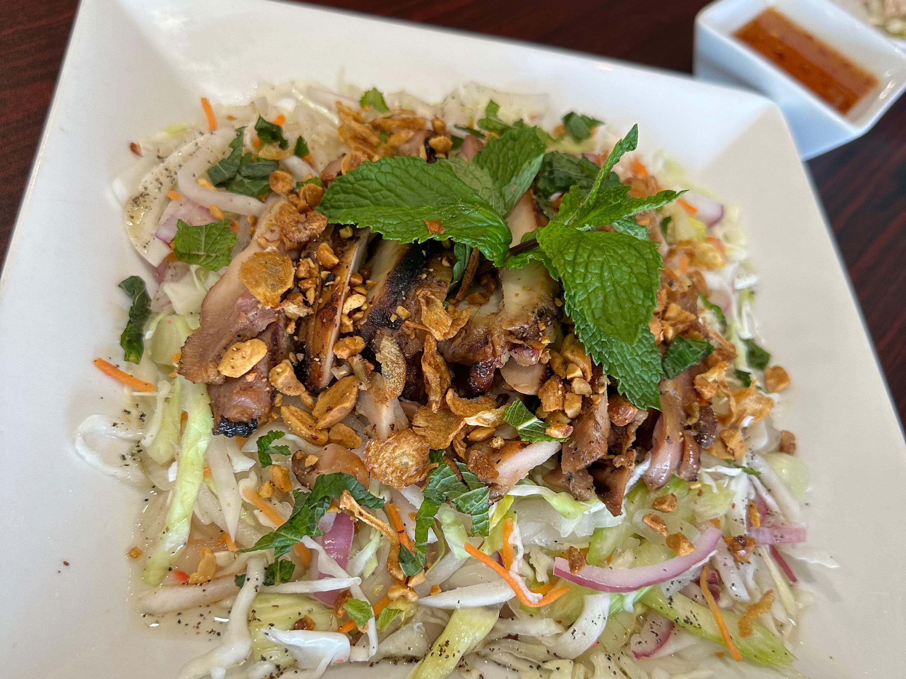 Grilled Lemongrass Chicken Salad