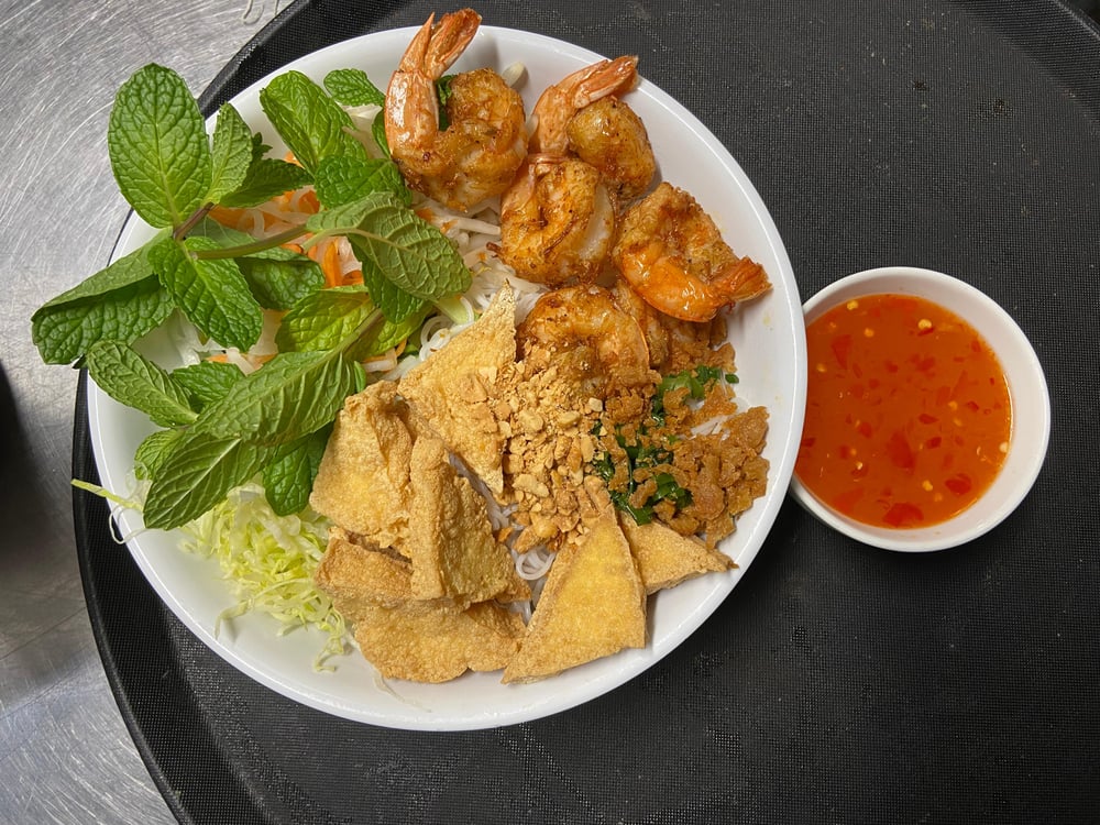 B4 - Grilled Shrimp Vermicelli - Bún Tôm Nướng