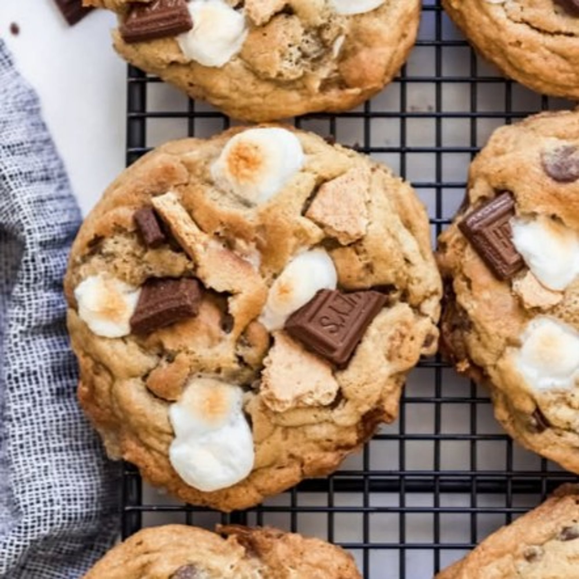 Campfire Chuck (S'mores) Cookies Jumbo Size 2 Pieces