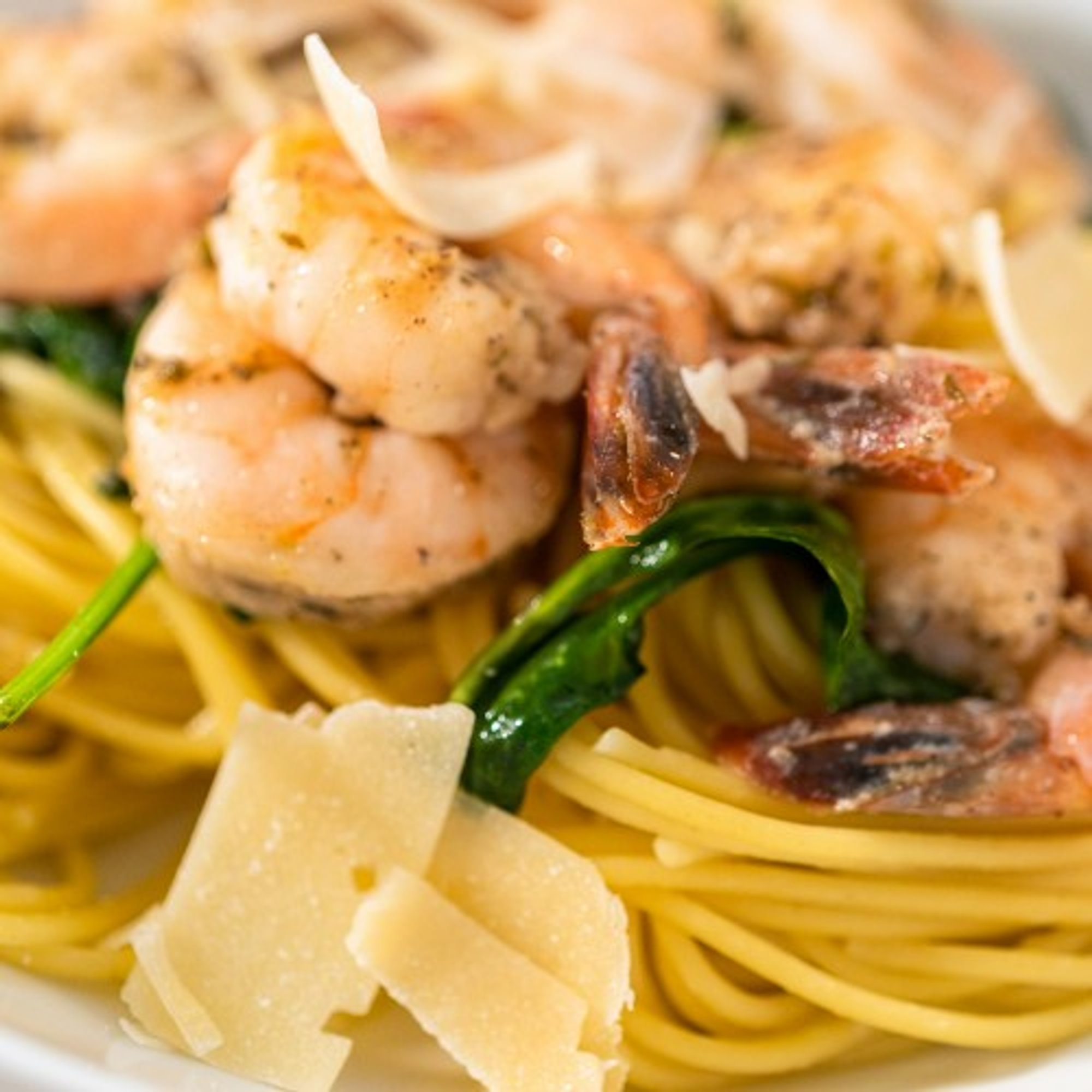 Shrimp Spinach Pasta