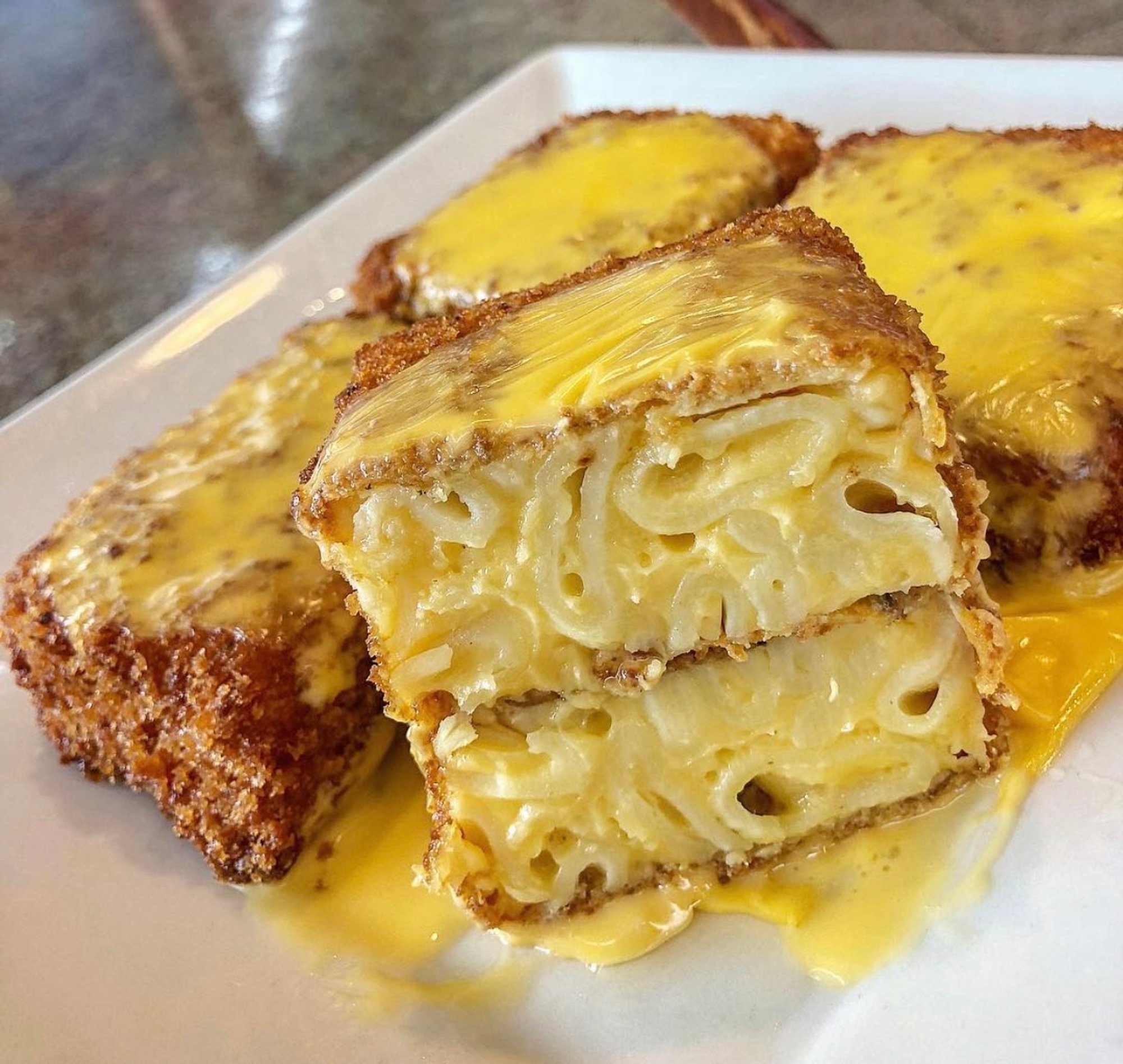 Mac & Cheese Squares