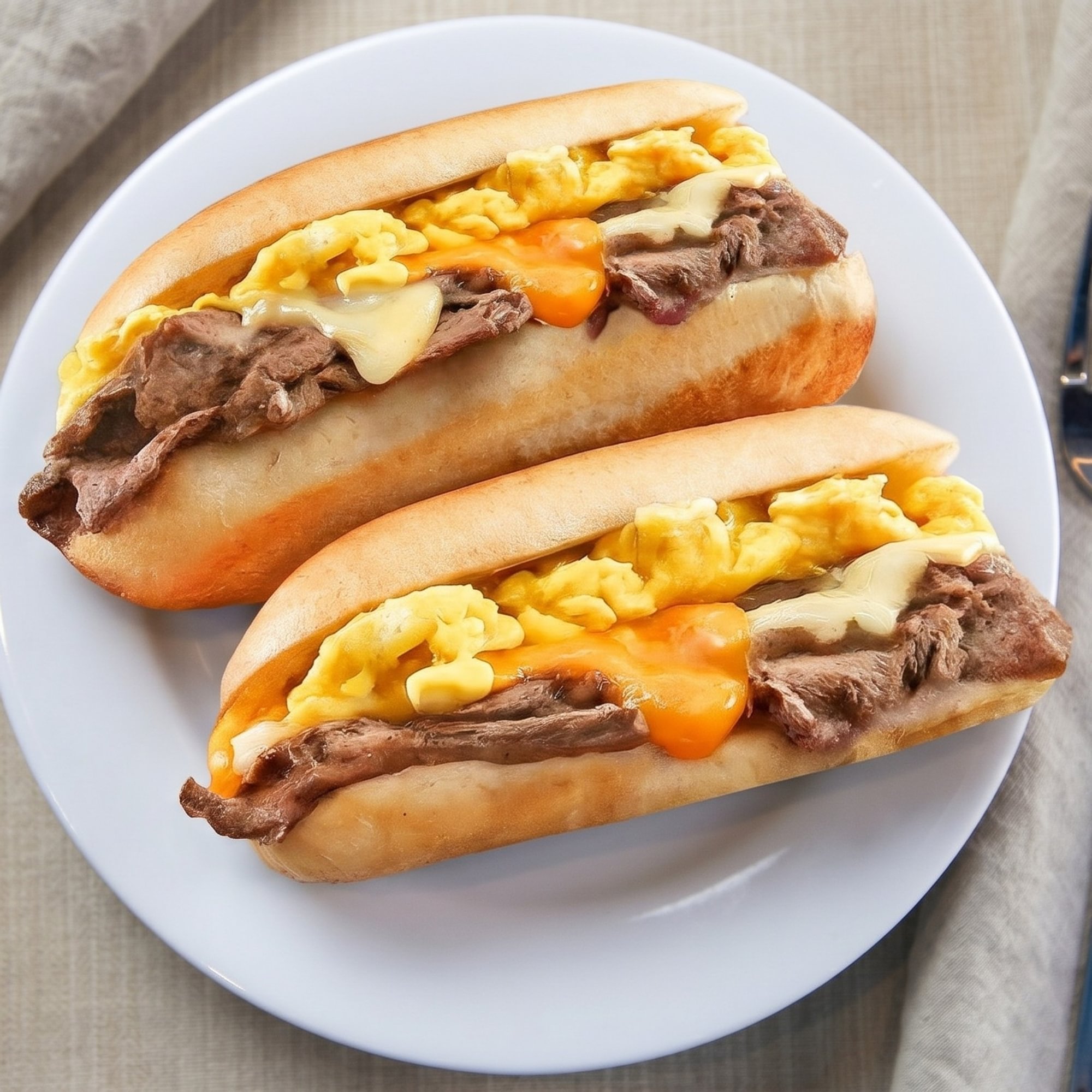Four Cheese Cheesesteak Breakfast