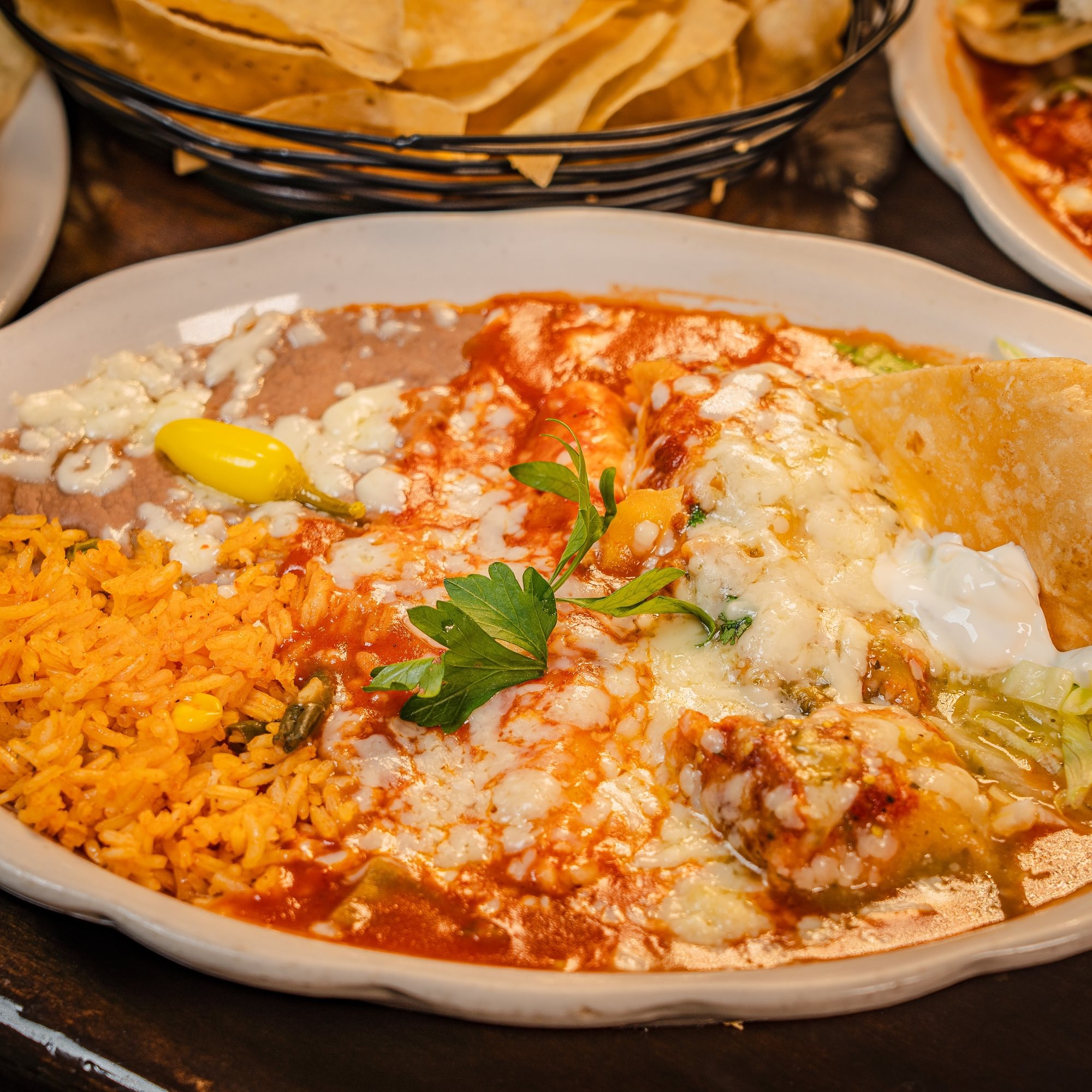 18. Tamale & Enchilada