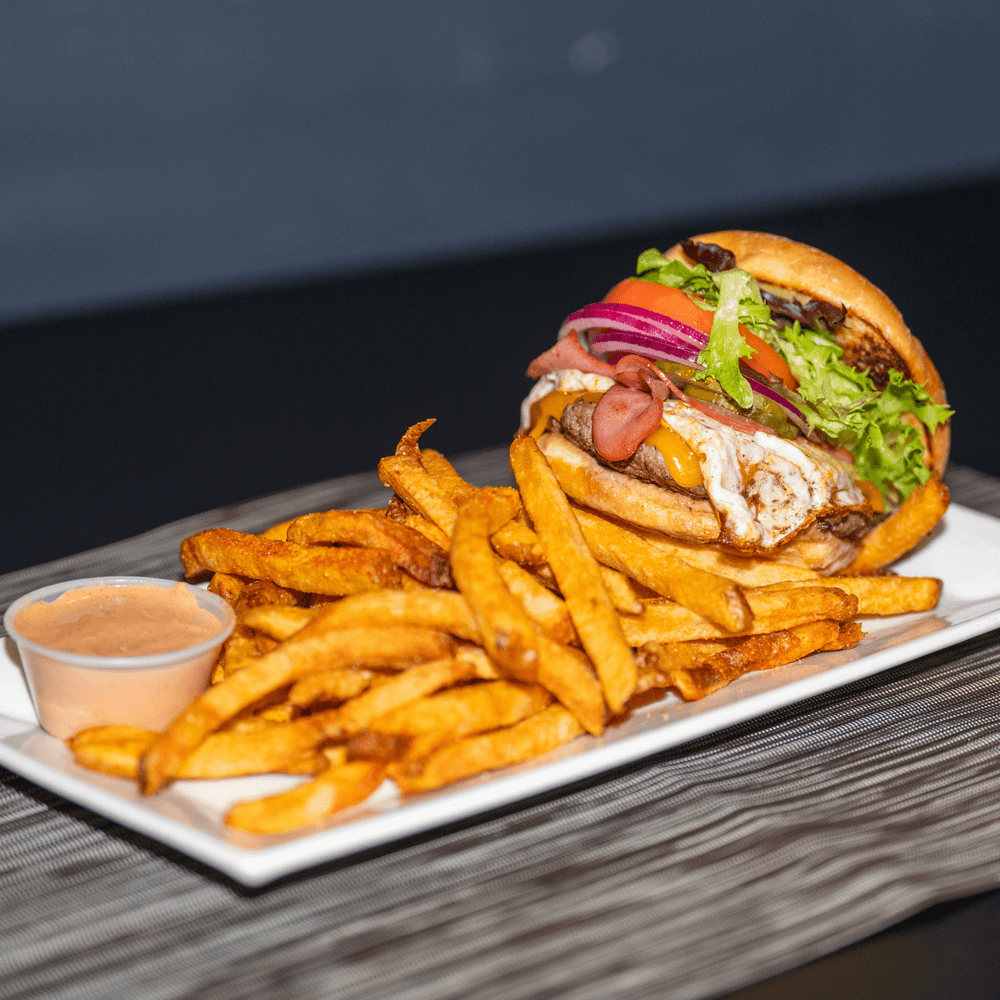 Ridiculous Burger with Ridiculous Sauce