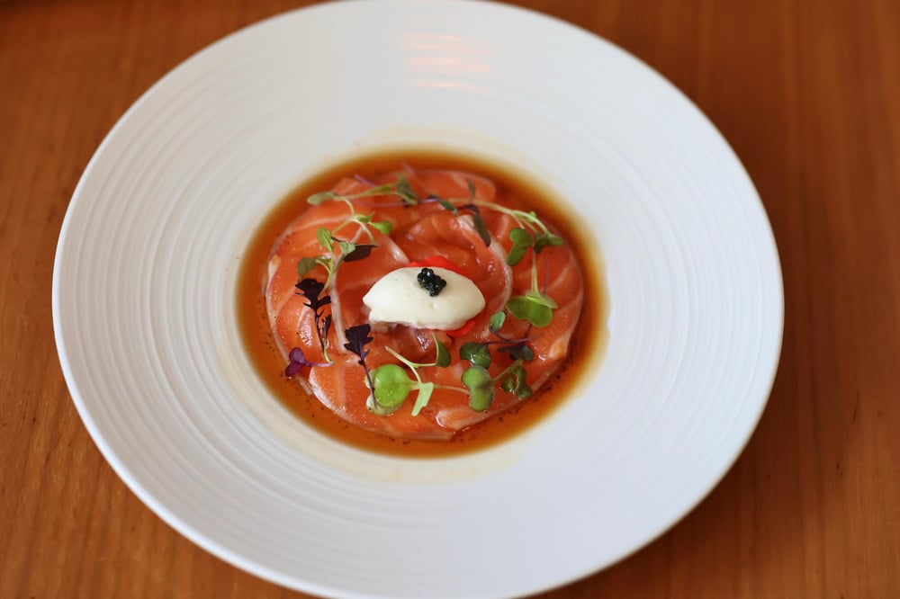 Truffle Aioli Fresh Salmon App