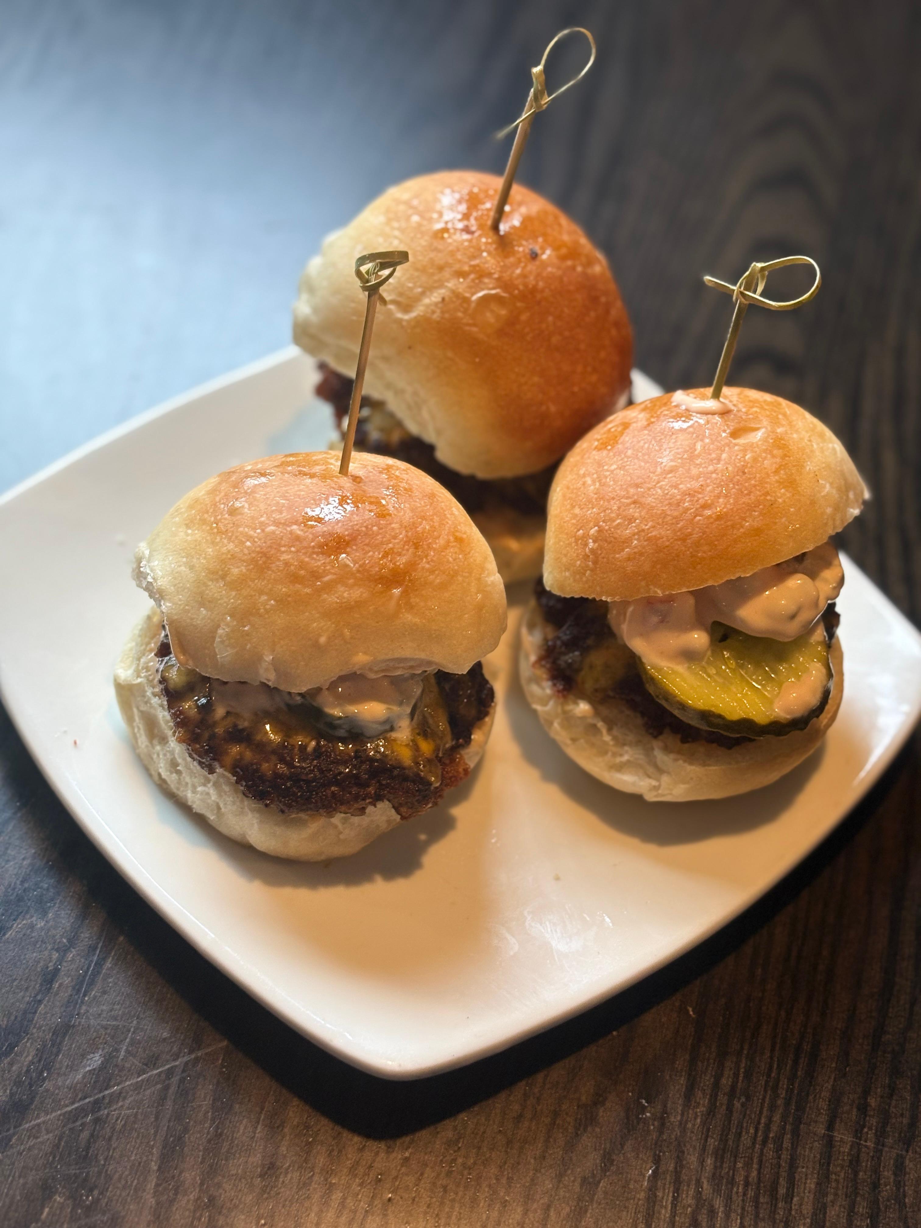 Slider Trio Cheeseburger