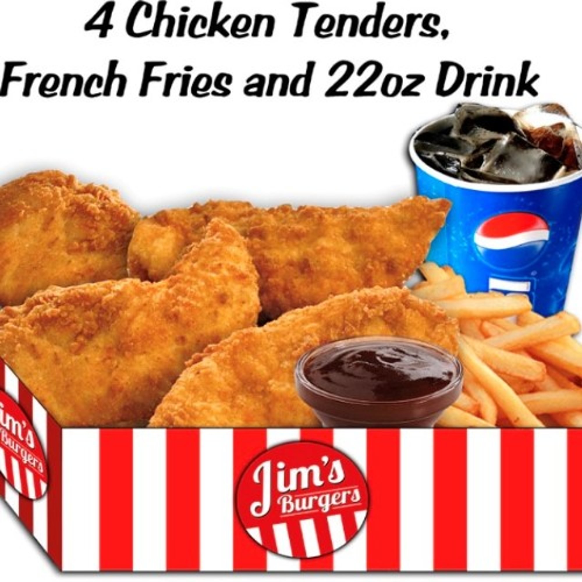 4 Pc. Chicken Tenders Box