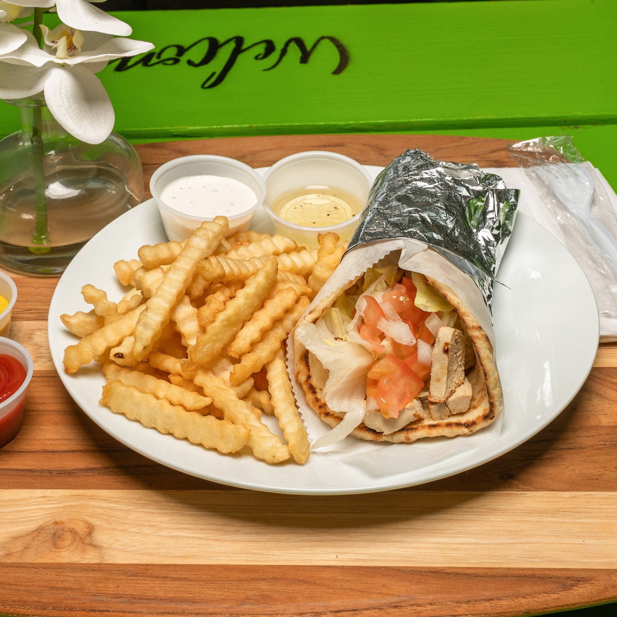 Vegan Chicken Gyro