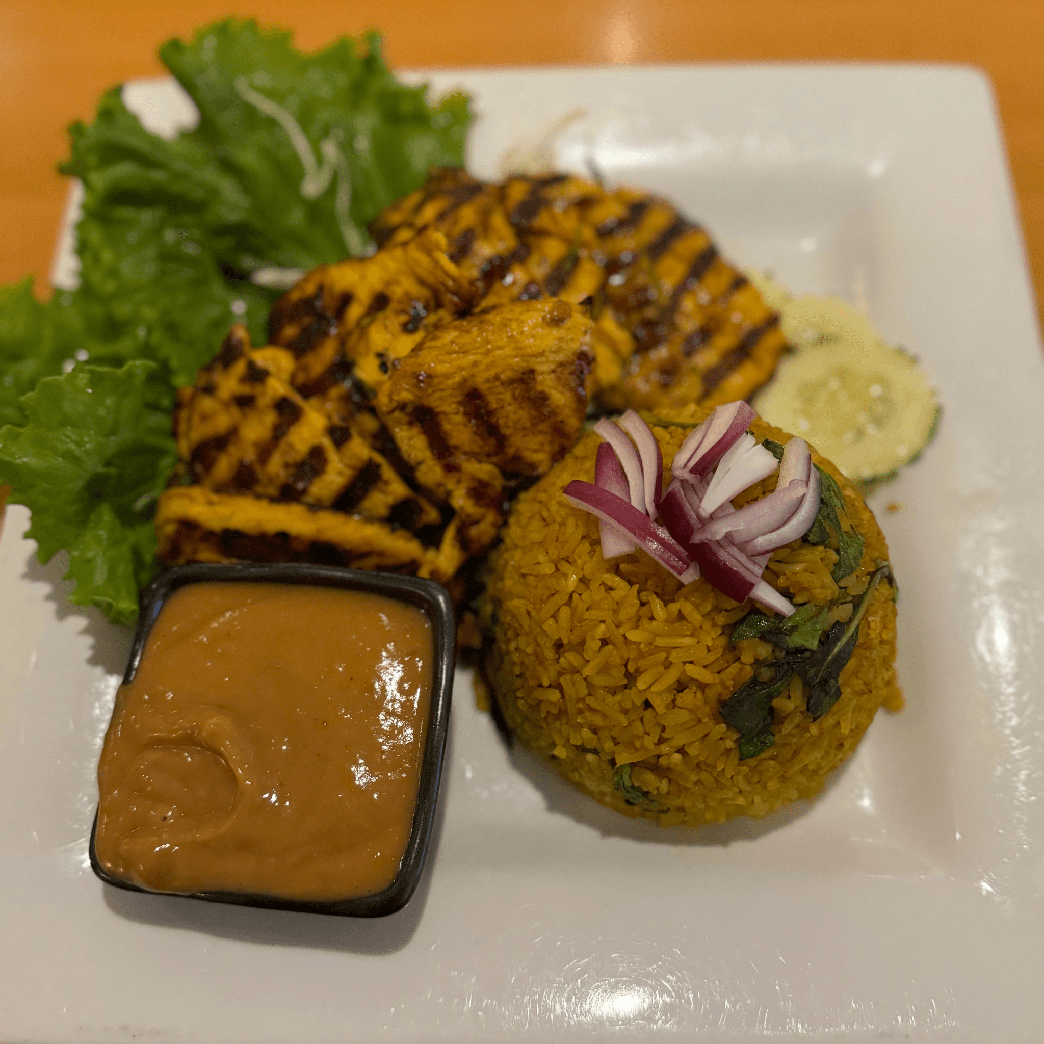 C22.Chicken Satay Dinner