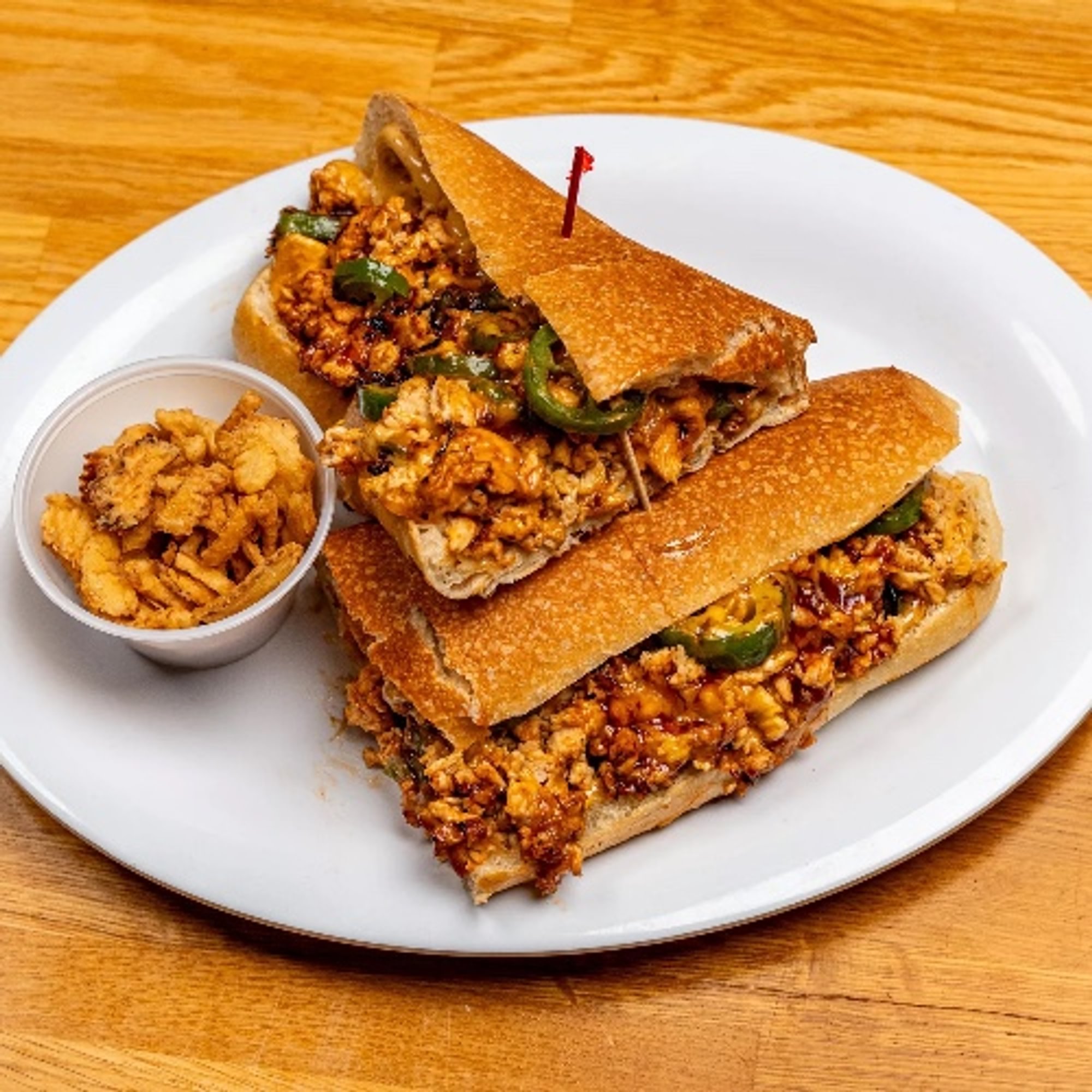 BBQ-Jalapeño Chicken Cheesesteak Sub