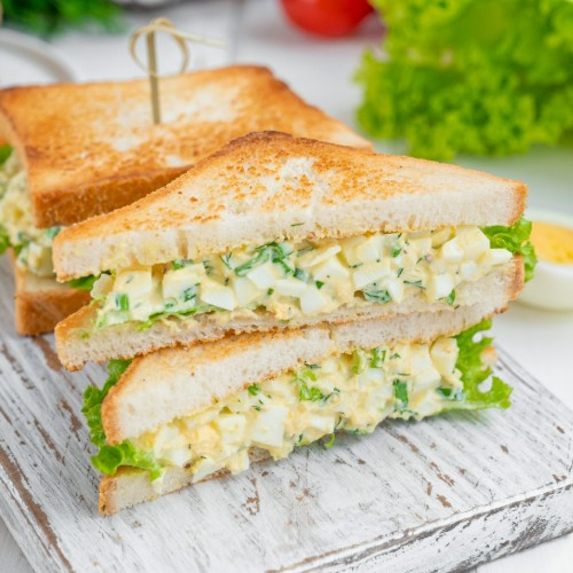 Egg and Pepper Sandwich